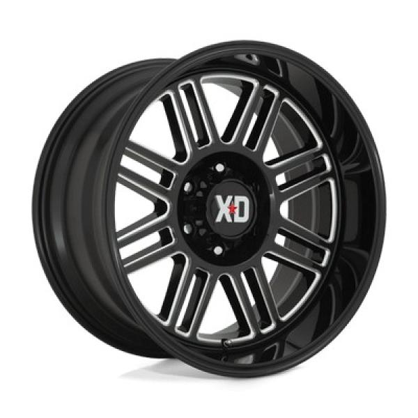 CAGE GLOSS BLACK MILLED 20x10 6X139.7 et-18 cb106.25